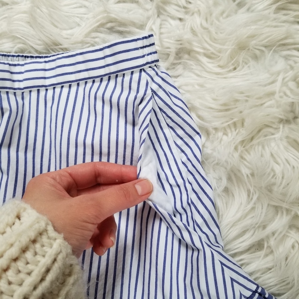 J Crew Striped Ruffle Skirt - Picture 6 of 8